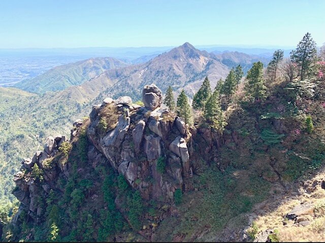 御在所岳：大黒岩