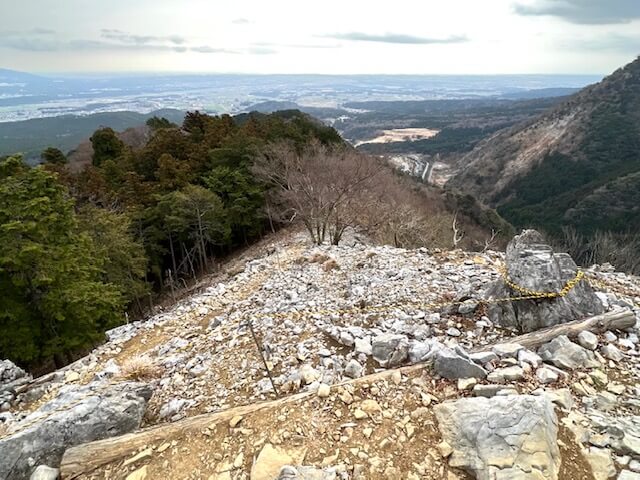 孫太尾登山道からの眺め