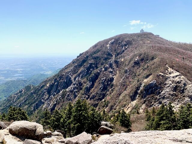 鈴鹿の国見岳から御在所岳