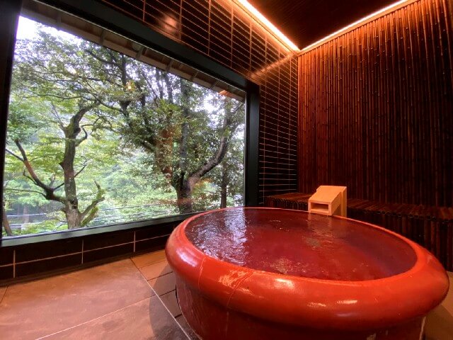 旅館寿亭貸切風呂イメージ。