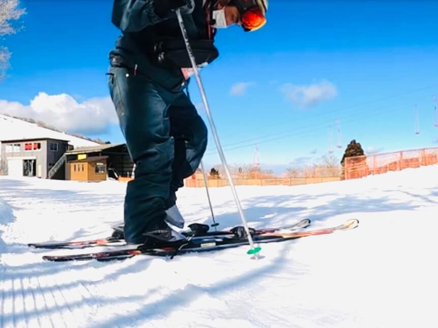 御在所スキーでレンタルスキー