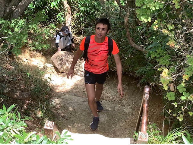 中登山道の終着点（山上）