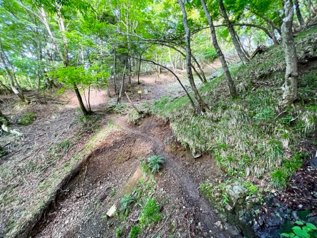 雨乞岳（鈴鹿）沢谷峠近くのイメージ