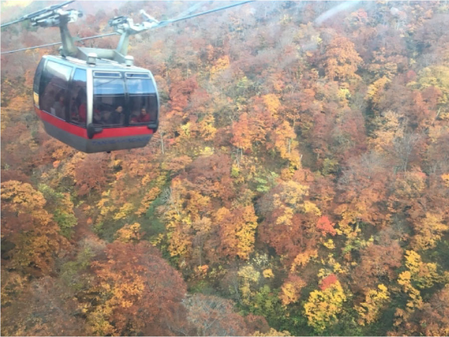 谷川岳のロープウェイ