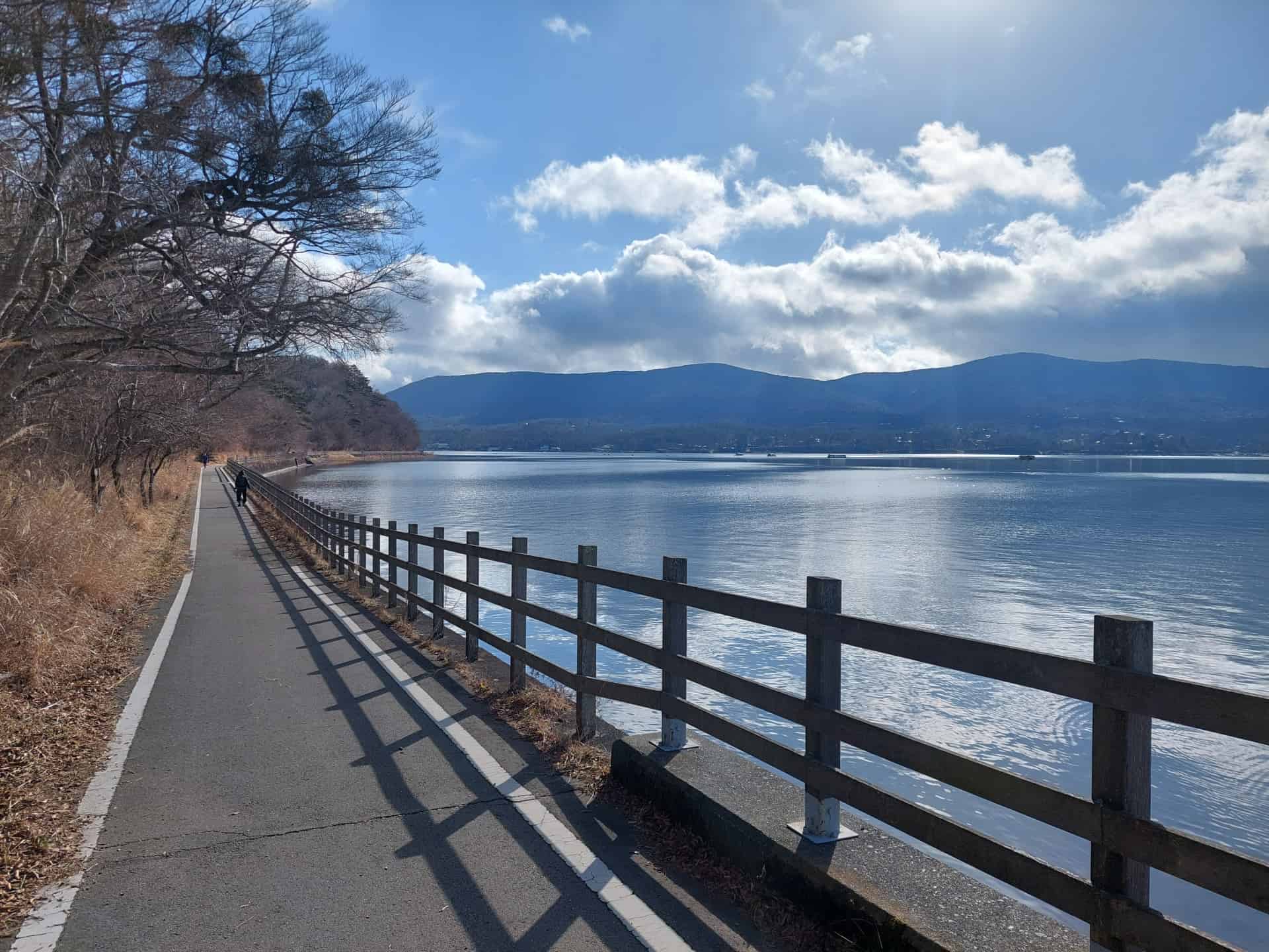 サイクリングの後は温泉でホッと一息